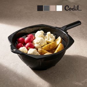ESCURRIDOR DE VERDURAS CUADRADO C/MANGO