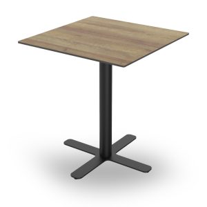 MESA CUADRADA 70X70 COMPACTO FENOLICO/ PIE GOYA