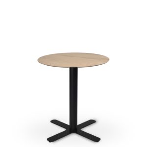 MESA REDONDA 70 Ø COMPACTO FENOLICO / PIE GOYA NEGRO